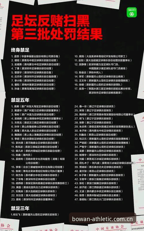足坛反腐风暴操作教程：如何在博万体育平台追踪第三批禁足名单事件